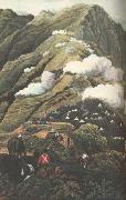 william r clark brittiskt trupplager vid himalayas fot omkring 1840 Sweden oil painting artist